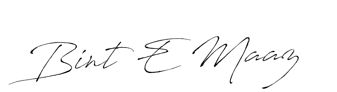 Once you've used our free online signature maker to create your best signature Antro_Vectra style, it's time to enjoy all of the benefits that Bint E Maaz name signing documents. Bint E Maaz signature style 6 images and pictures png