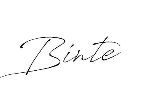 Also You can easily find your signature by using the search form. We will create Binte name handwritten signature images for you free of cost using Antro_Vectra sign style. Binte signature style 6 images and pictures png