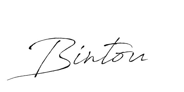 How to make Bintou name signature. Use Antro_Vectra style for creating short signs online. This is the latest handwritten sign. Bintou signature style 6 images and pictures png