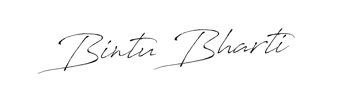 Bintu Bharti stylish signature style. Best Handwritten Sign (Antro_Vectra) for my name. Handwritten Signature Collection Ideas for my name Bintu Bharti. Bintu Bharti signature style 6 images and pictures png