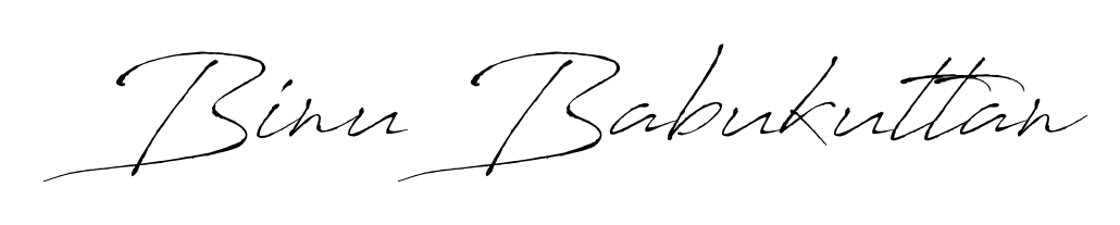 Discover how Binu Babukuttan looks in an executive cursive font (Antro_Vectra). Perfect for legal documents, invoices, and certificates. Binu Babukuttan signature style 6 images and pictures png