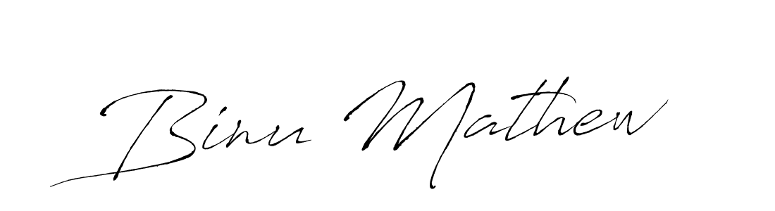 How to make Binu Mathew name signature. Use Antro_Vectra style for creating short signs online. This is the latest handwritten sign. Binu Mathew signature style 6 images and pictures png