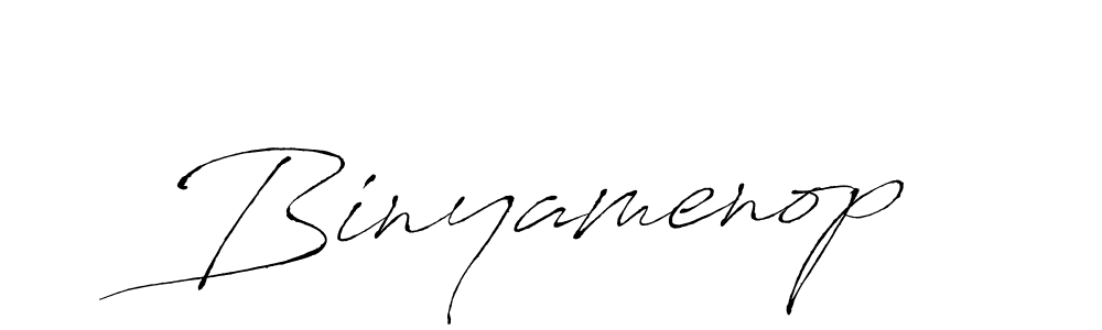 Create a beautiful signature design for name Binyamenop. With this signature (Antro_Vectra) fonts, you can make a handwritten signature for free. Binyamenop signature style 6 images and pictures png