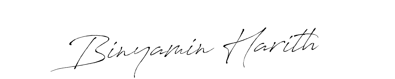 You should practise on your own different ways (Antro_Vectra) to write your name (Binyamin Harith) in signature. don't let someone else do it for you. Binyamin Harith signature style 6 images and pictures png