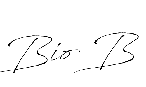 Design your own signature with our free online signature maker. With this signature software, you can create a handwritten (Antro_Vectra) signature for name Bio B. Bio B signature style 6 images and pictures png