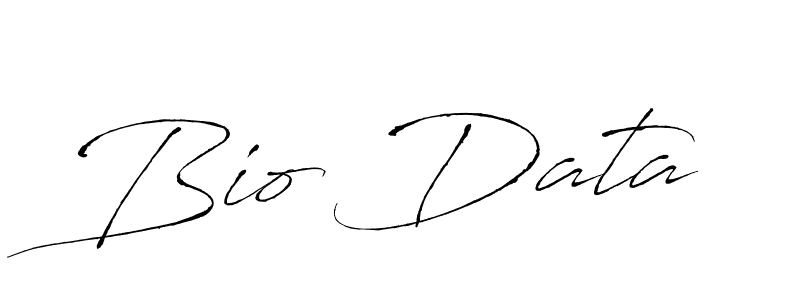 You should practise on your own different ways (Antro_Vectra) to write your name (Bio Data) in signature. don't let someone else do it for you. Bio Data signature style 6 images and pictures png