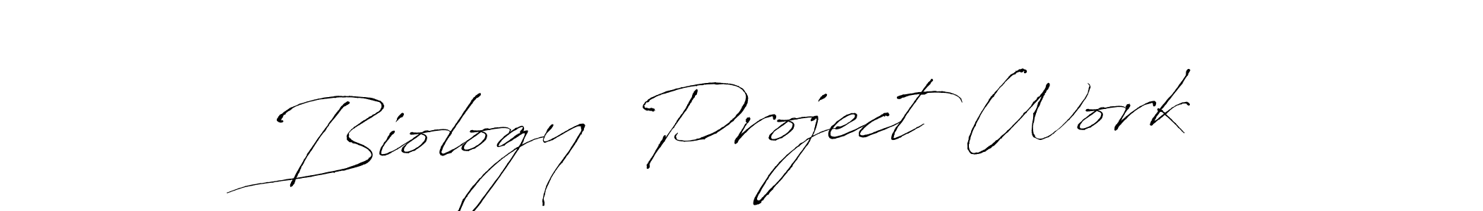 Similarly Antro_Vectra is the best handwritten signature design. Signature creator online .You can use it as an online autograph creator for name Biology  Project Work. Biology  Project Work signature style 6 images and pictures png
