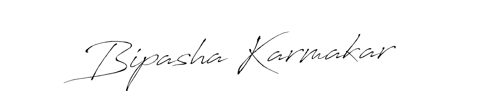 Create a beautiful signature design for name Bipasha Karmakar. With this signature (Antro_Vectra) fonts, you can make a handwritten signature for free. Bipasha Karmakar signature style 6 images and pictures png