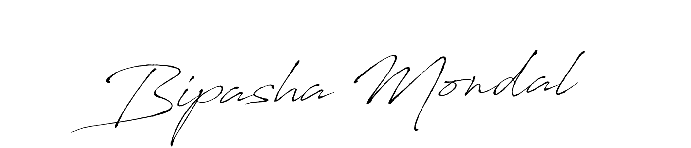 Design your own signature with our free online signature maker. With this signature software, you can create a handwritten (Antro_Vectra) signature for name Bipasha Mondal. Bipasha Mondal signature style 6 images and pictures png