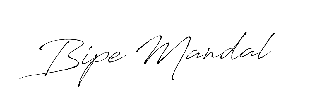 How to make Bipe Mandal signature? Antro_Vectra is a professional autograph style. Create handwritten signature for Bipe Mandal name. Bipe Mandal signature style 6 images and pictures png