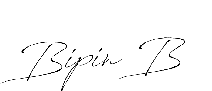 How to make Bipin B name signature. Use Antro_Vectra style for creating short signs online. This is the latest handwritten sign. Bipin B signature style 6 images and pictures png