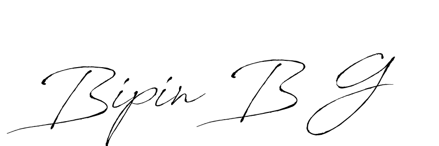 It looks lik you need a new signature style for name Bipin B G. Design unique handwritten (Antro_Vectra) signature with our free signature maker in just a few clicks. Bipin B G signature style 6 images and pictures png