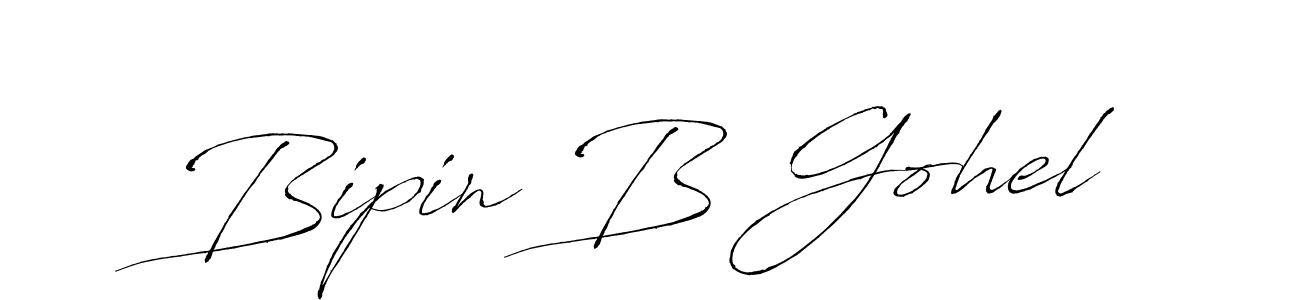 Make a beautiful signature design for name Bipin B Gohel. Use this online signature maker to create a handwritten signature for free. Bipin B Gohel signature style 6 images and pictures png