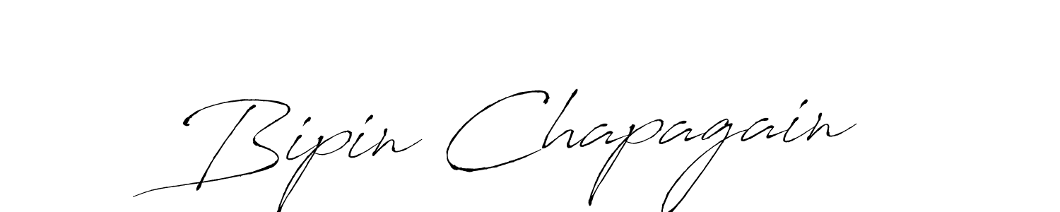 Make a beautiful signature design for name Bipin Chapagain. With this signature (Antro_Vectra) style, you can create a handwritten signature for free. Bipin Chapagain signature style 6 images and pictures png