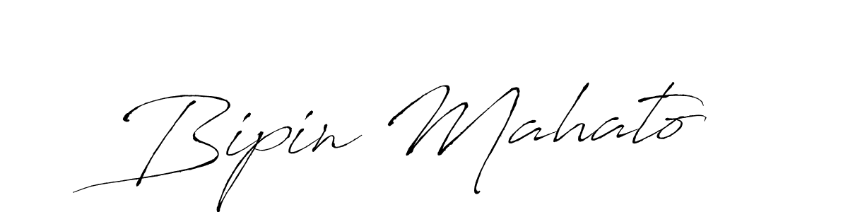 How to make Bipin Mahato signature? Antro_Vectra is a professional autograph style. Create handwritten signature for Bipin Mahato name. Bipin Mahato signature style 6 images and pictures png