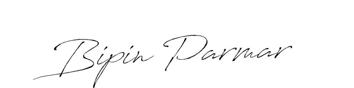 Create a beautiful signature design for name Bipin Parmar. With this signature (Antro_Vectra) fonts, you can make a handwritten signature for free. Bipin Parmar signature style 6 images and pictures png