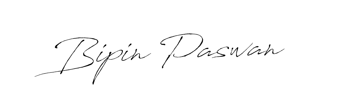 Make a beautiful signature design for name Bipin Paswan. With this signature (Antro_Vectra) style, you can create a handwritten signature for free. Bipin Paswan signature style 6 images and pictures png