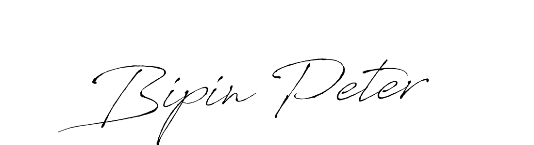 Make a beautiful signature design for name Bipin Peter. With this signature (Antro_Vectra) style, you can create a handwritten signature for free. Bipin Peter signature style 6 images and pictures png