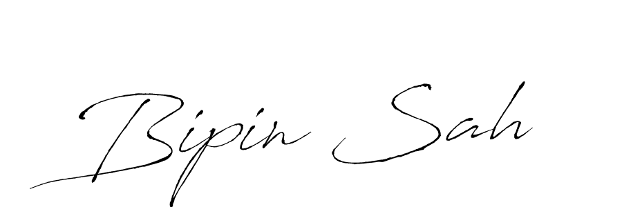 How to make Bipin Sah name signature. Use Antro_Vectra style for creating short signs online. This is the latest handwritten sign. Bipin Sah signature style 6 images and pictures png
