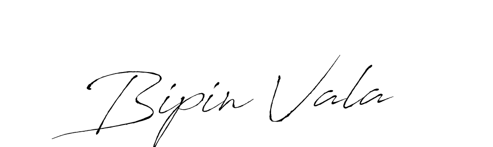 How to make Bipin Vala name signature. Use Antro_Vectra style for creating short signs online. This is the latest handwritten sign. Bipin Vala signature style 6 images and pictures png