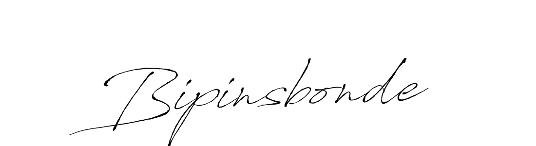 Make a beautiful signature design for name Bipinsbonde. With this signature (Antro_Vectra) style, you can create a handwritten signature for free. Bipinsbonde signature style 6 images and pictures png