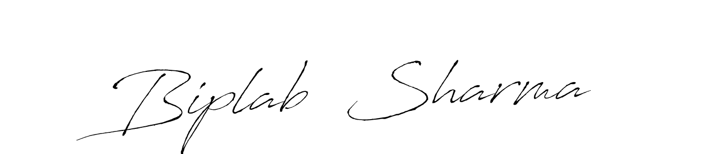 Design your own signature with our free online signature maker. With this signature software, you can create a handwritten (Antro_Vectra) signature for name Biplab  Sharma. Biplab  Sharma signature style 6 images and pictures png
