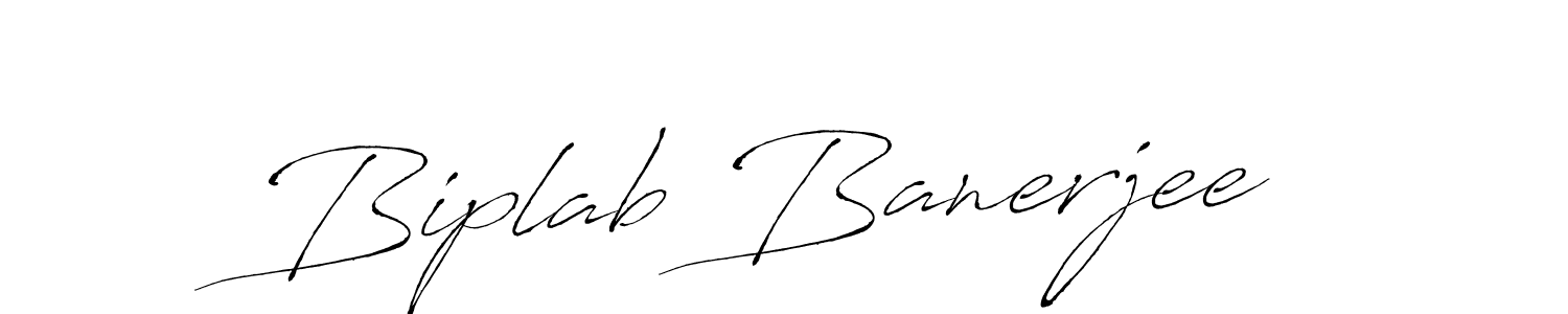 Biplab Banerjee stylish signature style. Best Handwritten Sign (Antro_Vectra) for my name. Handwritten Signature Collection Ideas for my name Biplab Banerjee. Biplab Banerjee signature style 6 images and pictures png