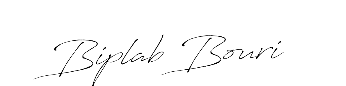 Biplab Bouri stylish signature style. Best Handwritten Sign (Antro_Vectra) for my name. Handwritten Signature Collection Ideas for my name Biplab Bouri. Biplab Bouri signature style 6 images and pictures png