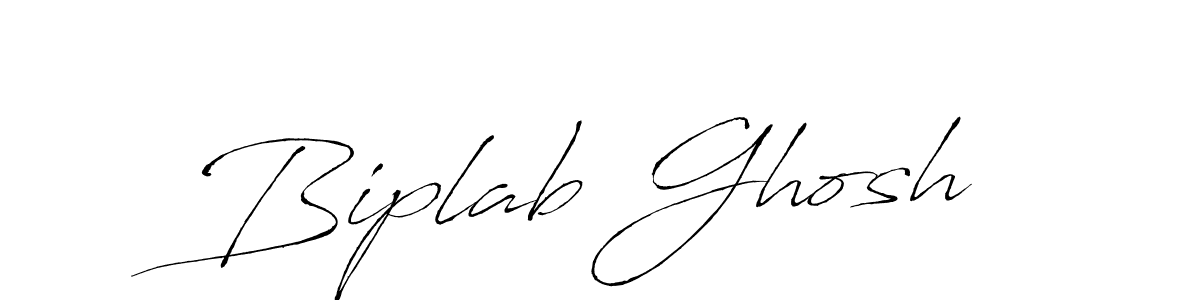 Biplab Ghosh stylish signature style. Best Handwritten Sign (Antro_Vectra) for my name. Handwritten Signature Collection Ideas for my name Biplab Ghosh. Biplab Ghosh signature style 6 images and pictures png