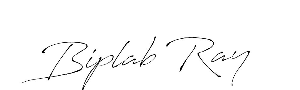 Make a beautiful signature design for name Biplab Ray. With this signature (Antro_Vectra) style, you can create a handwritten signature for free. Biplab Ray signature style 6 images and pictures png