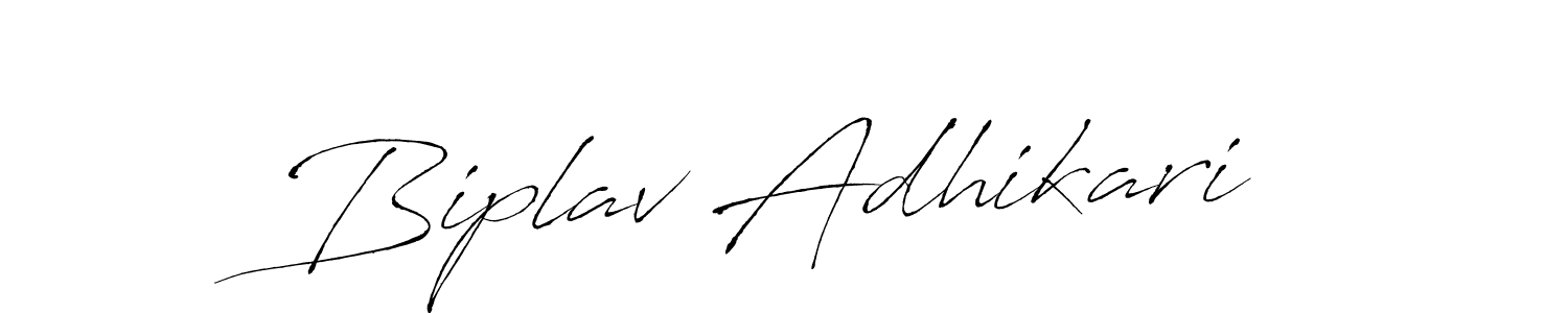 You should practise on your own different ways (Antro_Vectra) to write your name (Biplav Adhikari) in signature. don't let someone else do it for you. Biplav Adhikari signature style 6 images and pictures png