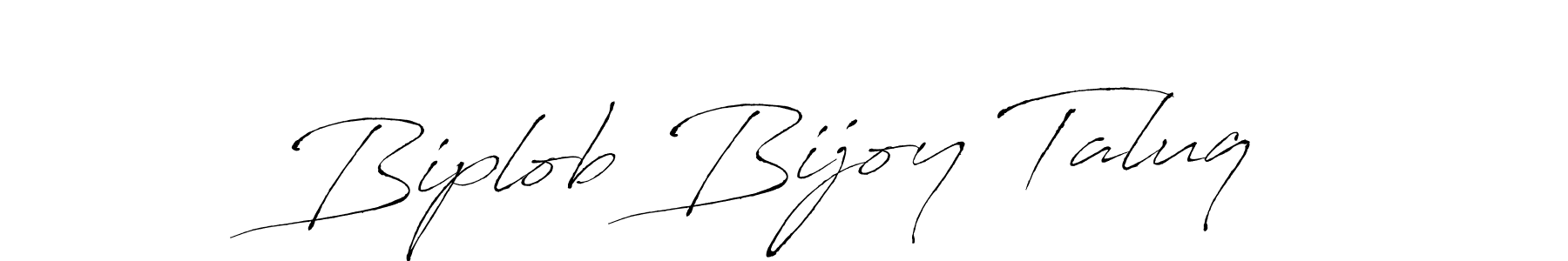 Design your own signature with our free online signature maker. With this signature software, you can create a handwritten (Antro_Vectra) signature for name Biplob Bijoy Taluq. Biplob Bijoy Taluq signature style 6 images and pictures png