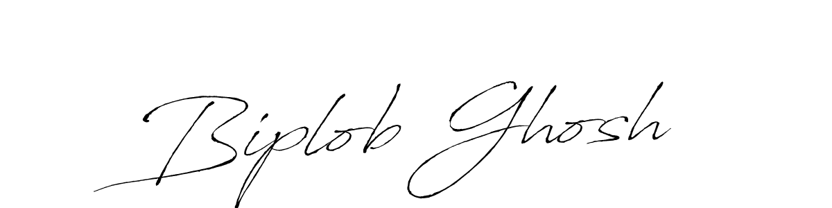 Make a beautiful signature design for name Biplob Ghosh. With this signature (Antro_Vectra) style, you can create a handwritten signature for free. Biplob Ghosh signature style 6 images and pictures png