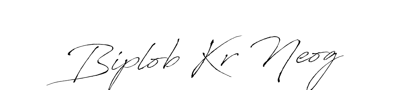 Design your own signature with our free online signature maker. With this signature software, you can create a handwritten (Antro_Vectra) signature for name Biplob Kr Neog. Biplob Kr Neog signature style 6 images and pictures png