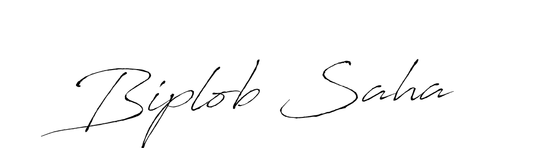 Create a beautiful signature design for name Biplob Saha. With this signature (Antro_Vectra) fonts, you can make a handwritten signature for free. Biplob Saha signature style 6 images and pictures png