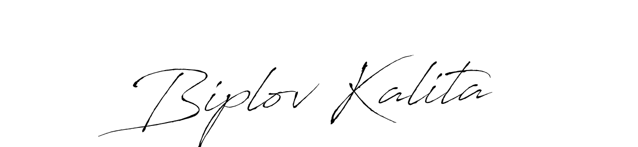 Design your own signature with our free online signature maker. With this signature software, you can create a handwritten (Antro_Vectra) signature for name Biplov Kalita. Biplov Kalita signature style 6 images and pictures png