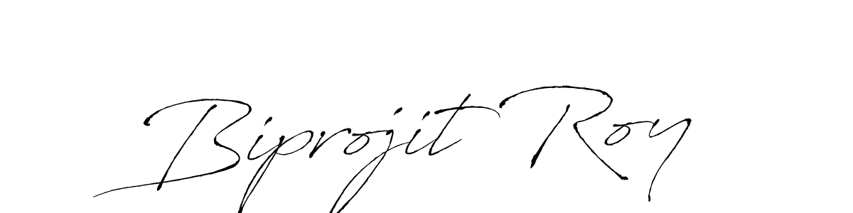 Design your own signature with our free online signature maker. With this signature software, you can create a handwritten (Antro_Vectra) signature for name Biprojit Roy. Biprojit Roy signature style 6 images and pictures png