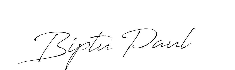 Biptu Paul stylish signature style. Best Handwritten Sign (Antro_Vectra) for my name. Handwritten Signature Collection Ideas for my name Biptu Paul. Biptu Paul signature style 6 images and pictures png