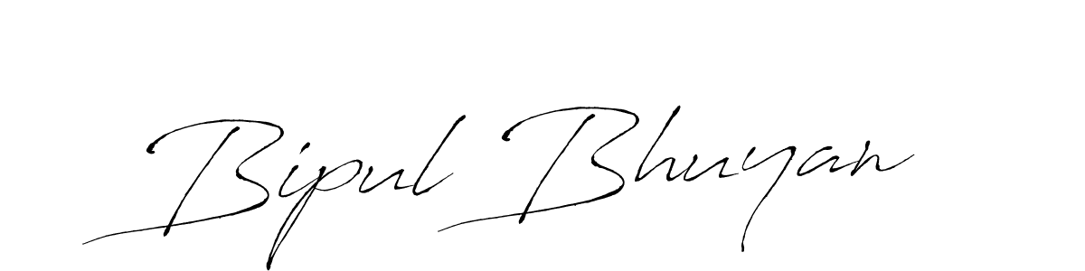 Design your own signature with our free online signature maker. With this signature software, you can create a handwritten (Antro_Vectra) signature for name Bipul Bhuyan. Bipul Bhuyan signature style 6 images and pictures png