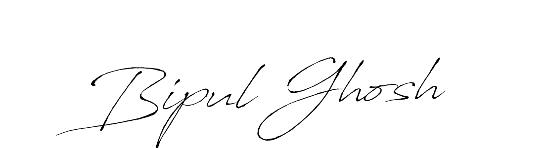 Make a beautiful signature design for name Bipul Ghosh. With this signature (Antro_Vectra) style, you can create a handwritten signature for free. Bipul Ghosh signature style 6 images and pictures png