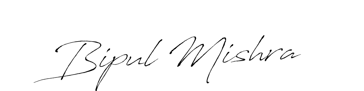 The best way (Antro_Vectra) to make a short signature is to pick only two or three words in your name. The name Bipul Mishra include a total of six letters. For converting this name. Bipul Mishra signature style 6 images and pictures png