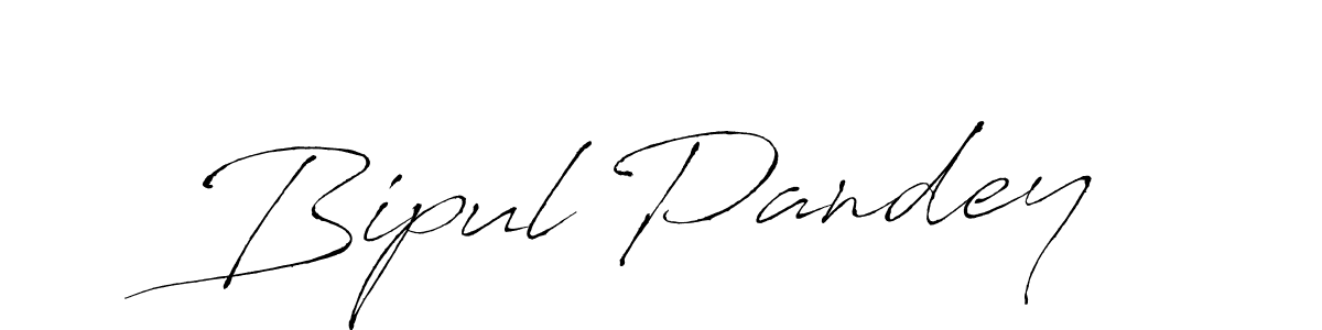 Create a beautiful signature design for name Bipul Pandey. With this signature (Antro_Vectra) fonts, you can make a handwritten signature for free. Bipul Pandey signature style 6 images and pictures png