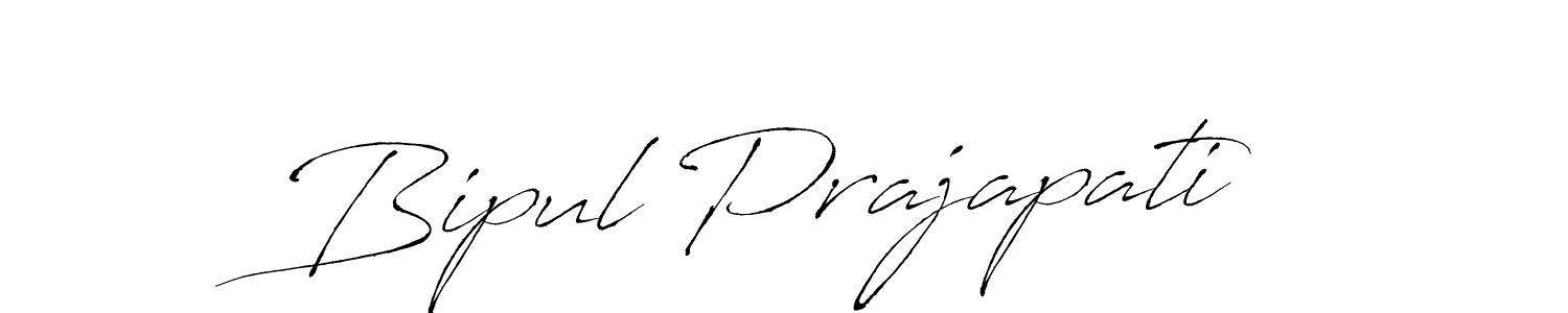 It looks lik you need a new signature style for name Bipul Prajapati. Design unique handwritten (Antro_Vectra) signature with our free signature maker in just a few clicks. Bipul Prajapati signature style 6 images and pictures png