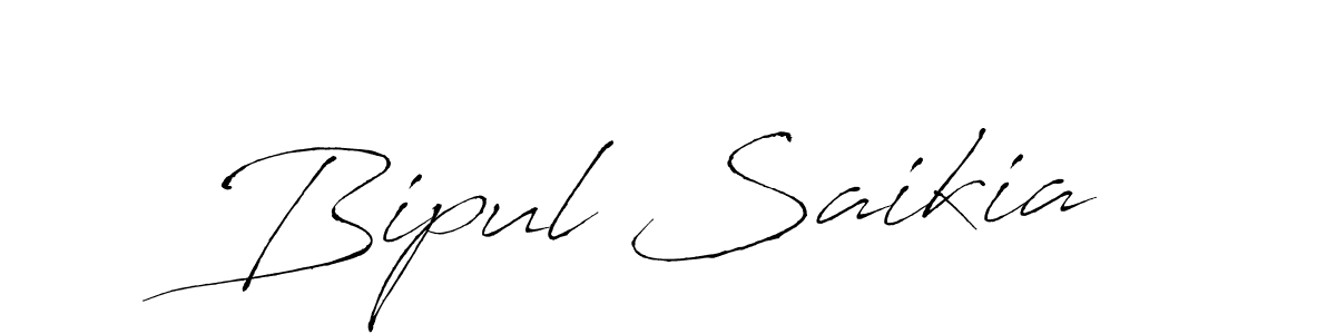Make a beautiful signature design for name Bipul Saikia. With this signature (Antro_Vectra) style, you can create a handwritten signature for free. Bipul Saikia signature style 6 images and pictures png