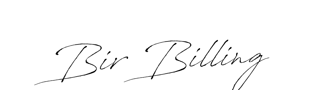 The best way (Antro_Vectra) to make a short signature is to pick only two or three words in your name. The name Bir Billing include a total of six letters. For converting this name. Bir Billing signature style 6 images and pictures png