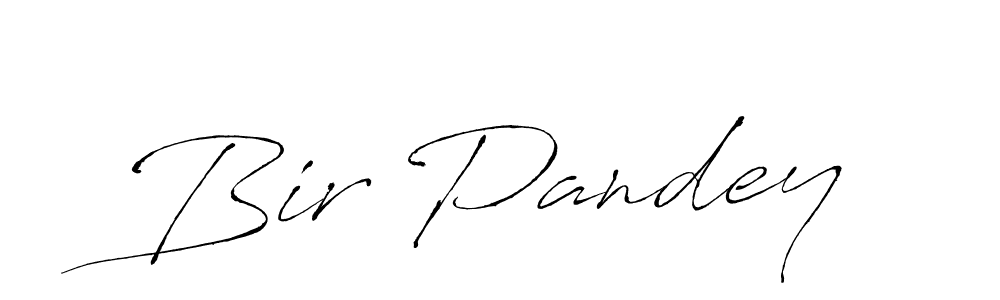 Create a beautiful signature design for name Bir Pandey. With this signature (Antro_Vectra) fonts, you can make a handwritten signature for free. Bir Pandey signature style 6 images and pictures png