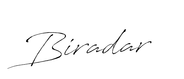 Create a beautiful signature design for name Biradar. With this signature (Antro_Vectra) fonts, you can make a handwritten signature for free. Biradar signature style 6 images and pictures png