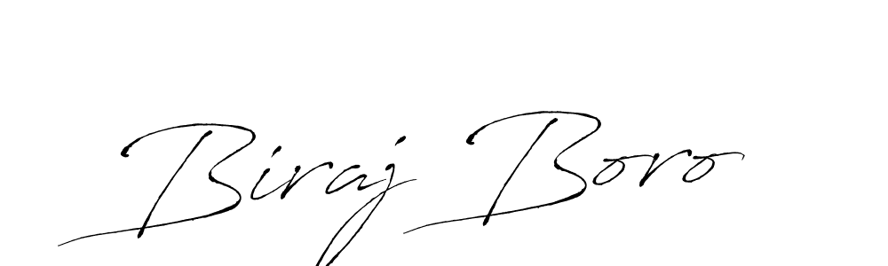 Biraj Boro stylish signature style. Best Handwritten Sign (Antro_Vectra) for my name. Handwritten Signature Collection Ideas for my name Biraj Boro. Biraj Boro signature style 6 images and pictures png