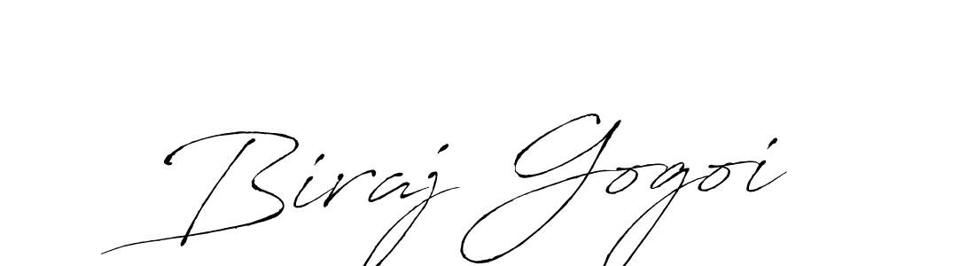 Make a beautiful signature design for name Biraj Gogoi. With this signature (Antro_Vectra) style, you can create a handwritten signature for free. Biraj Gogoi signature style 6 images and pictures png