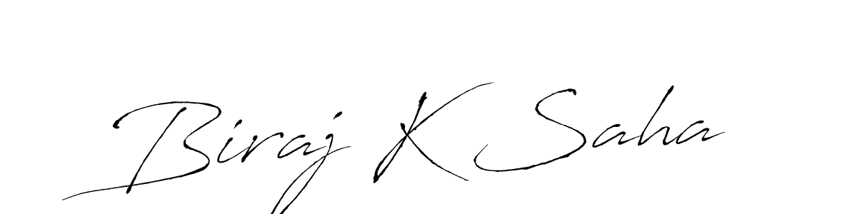 Make a beautiful signature design for name Biraj K Saha. Use this online signature maker to create a handwritten signature for free. Biraj K Saha signature style 6 images and pictures png